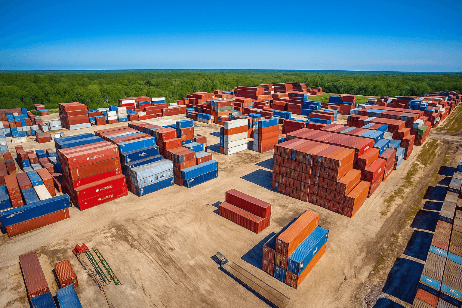 Depósito RENTACONTAINERJJ con capacidad para 1.200 TEU