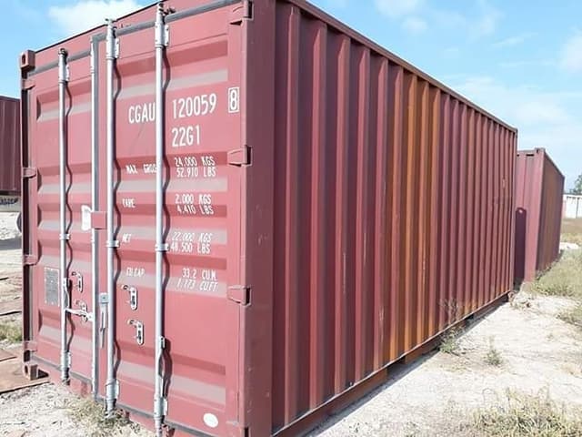 Container en transporte