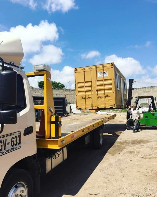 Vista aérea de instalaciones