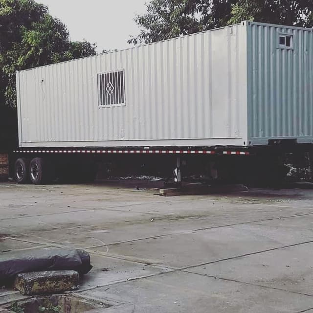 Vista aérea de instalaciones